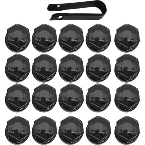 20pcs Wheel Nut Head Bolt Protective Cover Bolts Trim for Geely Volvo-Lynk K0AF