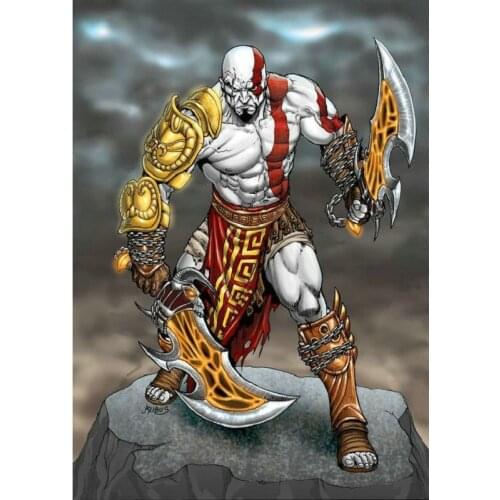 5D Diamond Embroidery Painting Cartoons Full Square Diamond Mosaic Japanese samurai Needlework Home Decoration