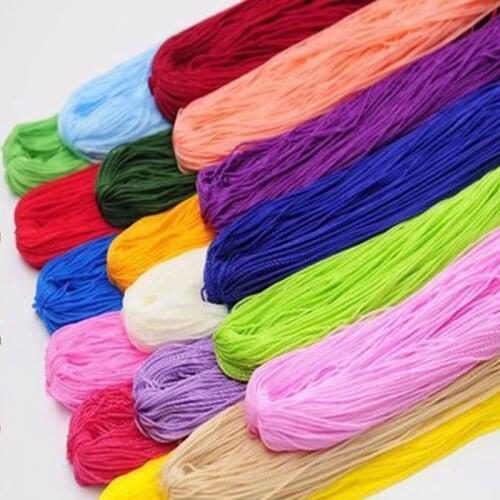 Artracyse 3 PCS Handwoven Package Hollow Thread Ice Silk Thread Bright Silk Thread Handmade Diy Hook Slippers Hook Wool