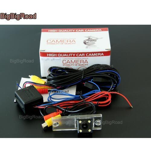 BigBigRoad Car Rear View Reverse Backup Camera with power relay filter For Kia Cerato RIO 2003--2012 /Naza Sorento MK1 2003~2008