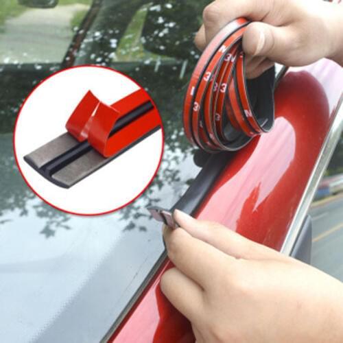 14mm/19mm Car Rubber Seal Strips Auto Seal Protector Sticker Window Edge Windshield Roof Rubber Noise Insulation Accessories
