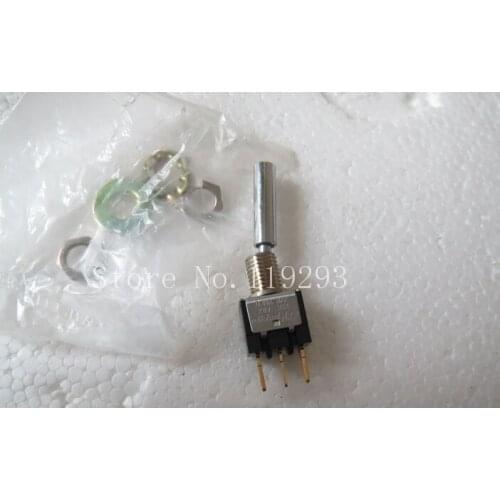 [BELLA]Japans NKK E-2012P gold plated toggle switch 0.4VA 28V Toggle Switch 3 feet 2 files--10PCS/LOT