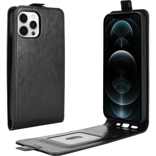 Luxury Leather Vertical Flip Case For iPhone 12 Mini 11 Pro Xs Max XR X 7 8 6 6S Plus Full Protective Phone Cover Wallet Case