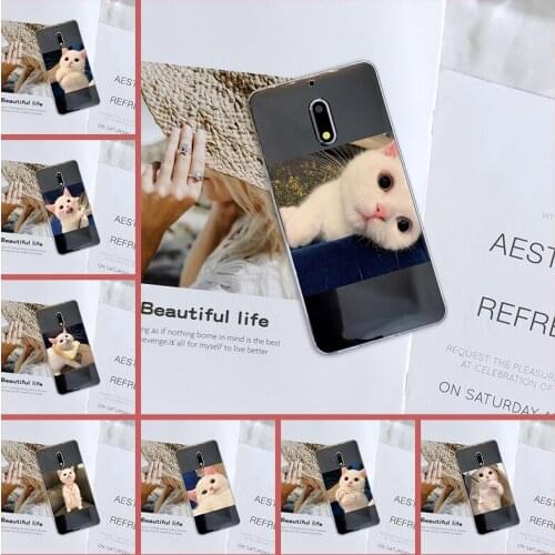 Back Cover For Nokia 1 Plus 2 3 5 6 8 9 Silicone Soft Kawaii Cat Phone Case For Nokia2 Nokia3 Nokia5 Nokia6 Nokia 7 Plus X6 X71