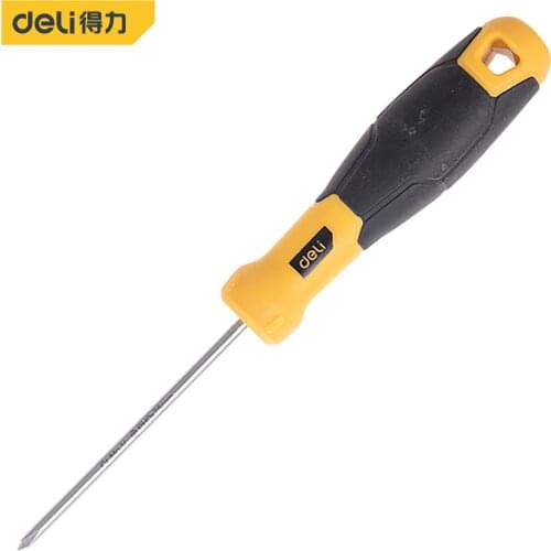 Deli633075 Cross Phillips Screwdriver CR-V Alloy Steel Professional Electrician Screw Driver Insulated Screwdriver Hand Tools