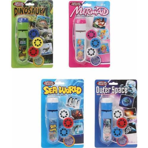 Dinosaur Sea Projector Kids Baby Toy Sleeping Story Flashlight Star Lamp Light-up Toy Christmas Gifts