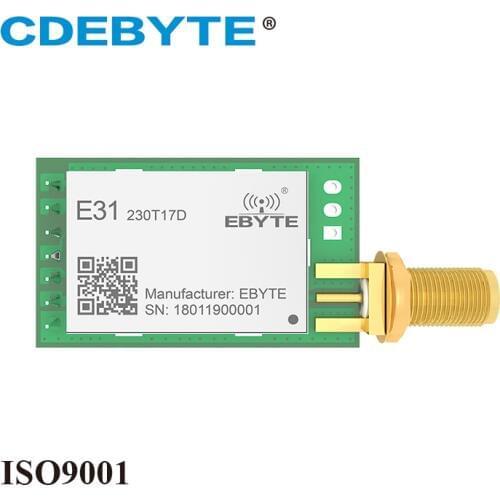 E31-230T17D Strong Penetration UART AX5043 230mhz 50mW SMA Antenna IoT uhf Wireless Transceiver Transmitter Receiver Module