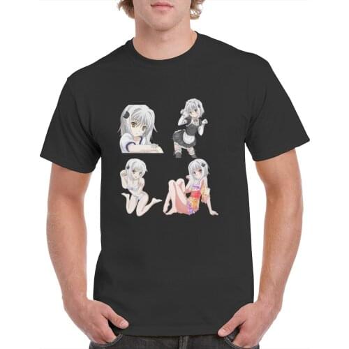 Summer fashion High School DxD Print T-shirt Mens Summer Cotton Short Sleeve T Shirt for male comfortable top tees