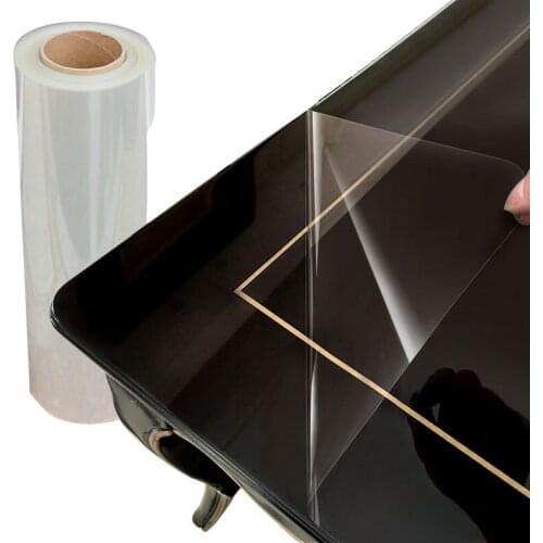 HOT Self Adhesive Furniture Transparent Film Solid Wood Desktop Protective Film Baking Table Tabletop Stickers Home Decoration