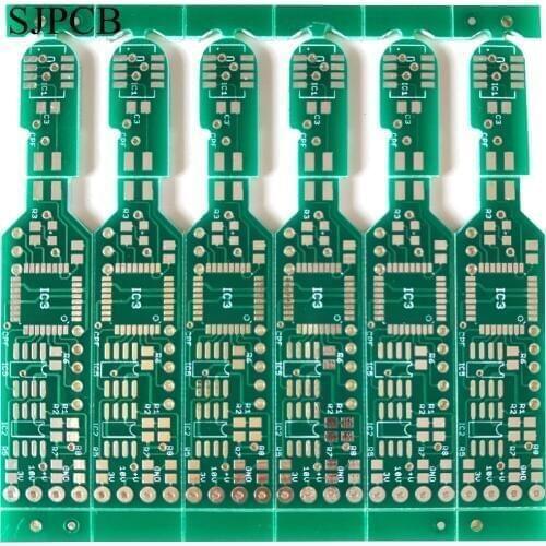 SJPCB Special Shape Outline Cut Circuit Board in Panel Panelization Supported Standard PCB with 5 mm Crack Edge Boarder