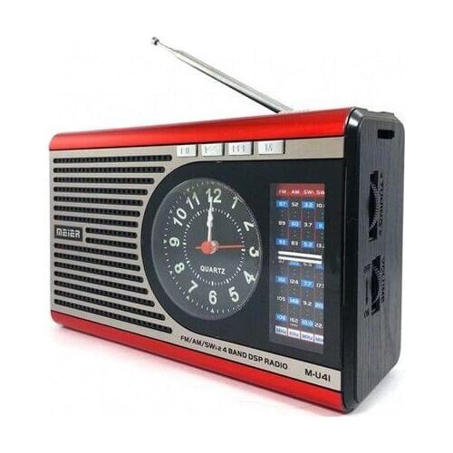 Meier M-U41 FM Radio USB SD Hours Analog Display Phanariot