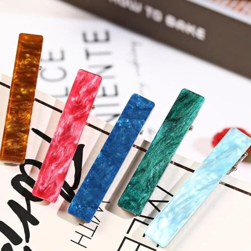 Fashion Kids Sweet Women Retro Vintage Freshness Hairpin Solid Color Girl Barrette Hair Clip Female Hair Accessories