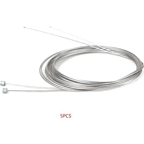 Mountain Road Bike Fixed Gear Bicycle Shifter Line Shift Gear Cable Sets Core Inner Wire Steel Speed Line 5pcs
