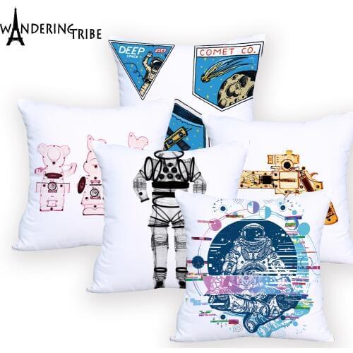 Fantasy Cushion Cover Decorative Living Room Dropship Cover Cushion Space Pillows Decorative Living Room Personalized