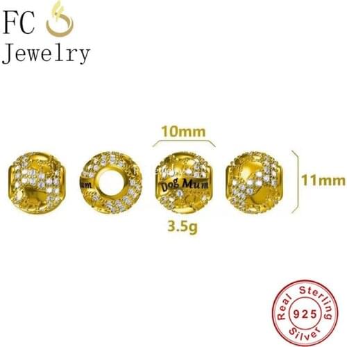 Fit Original Charm Bracelet 925 Sterling Silver Various Type Zircon Opal Pearls Glass Bead Pendant Design and Customise Jewelry