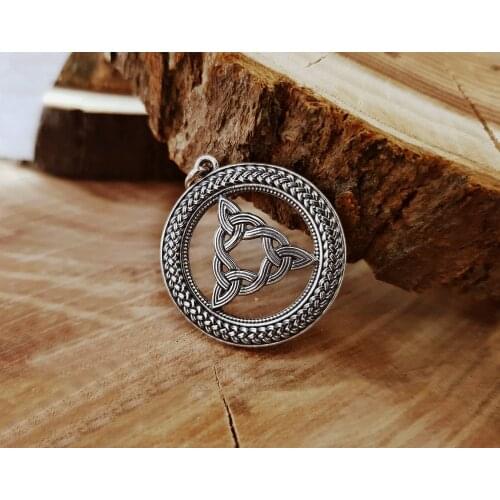 Brigids Knot Pendant Sterling Brigids Knot Goddess Knot Irish Pendant Necklace Necklace Jewelry