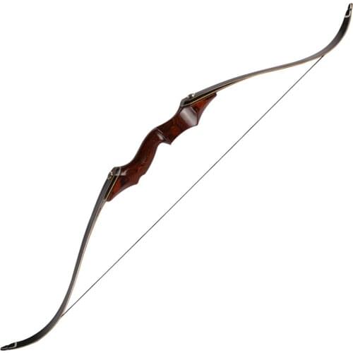 Archery Recurve Bow Right Adult Bow Hunting Recurve Bow Adjustable Set Traditional Bow and Arrow Right Wooden Hunting Bow