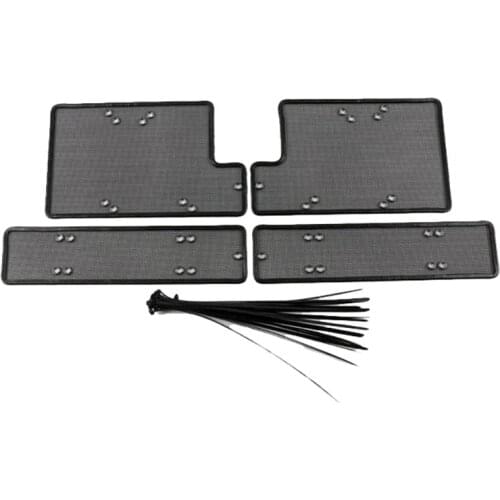 4Pcs Car Front Grille Insert Net Insect Sning Mesh Accessories for Toyota RAV4 2019 2020