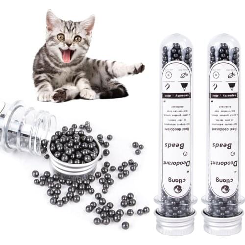 90ml Cat Litter Companion Deodorant Beads Cats Toilet Cleaning Remove Odor Use With Cat Litter Box Pet-Products For Cats