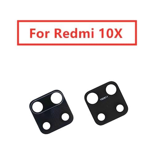 2pcs for Xiaomi Redmi Note 9 Back Rear Camera Glass Lens For Redmi 10X 4G Main Camera Glass Lens Replacement Repair Part