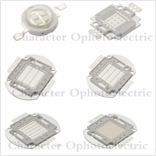 High Power Royal Blue LED Grow Chip 440nm 450nm 1W 3W 5W 10W 20W 30W 50W 100W COB LED Emitter Bulb for DIY LED Plant Grow Light