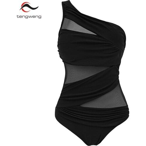 Tengweng Swimwear With Mesh