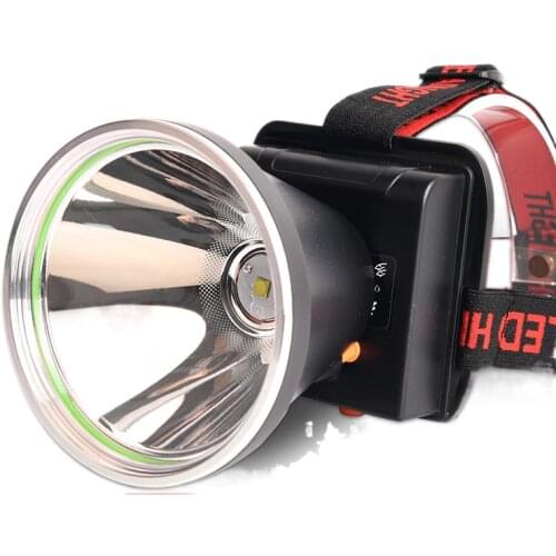 Bright headlights light laser cannon head mounted rechargeable flashlight lamp power high-capacity lithium
