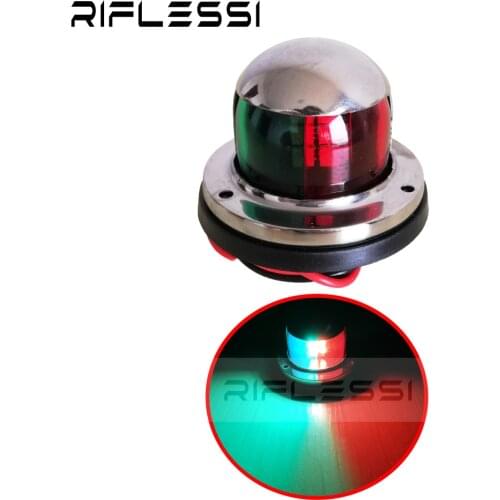 1 x Boat Lights LED 12V Red Green Navigation Signal Lamp Marine Ship Sailing Light Yacht Accessories