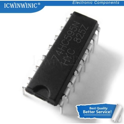 10piece SN74HC595N SN74HC595 DIP16 DIP 74HC595N 74HC595 New original In Stock