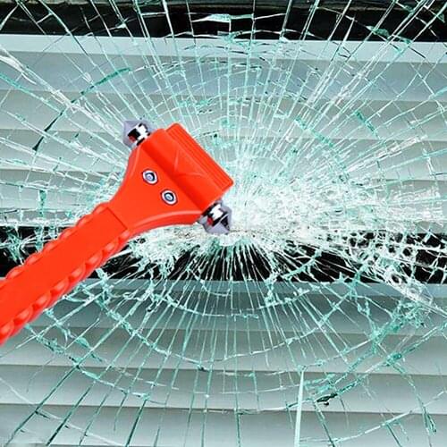 4pcs Car Safety Hammer Life Saving Escape Emergency Hammer Seat Belt Cutter Window Glass Breaker Car Rescue Hammers