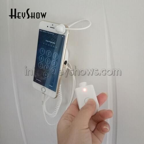 5Pcs Mobile Phone Security Display Stand Wall Mount Burglar Alarm Holder Cell Phone Anti-Theft Base For Apple And Andriod Shop