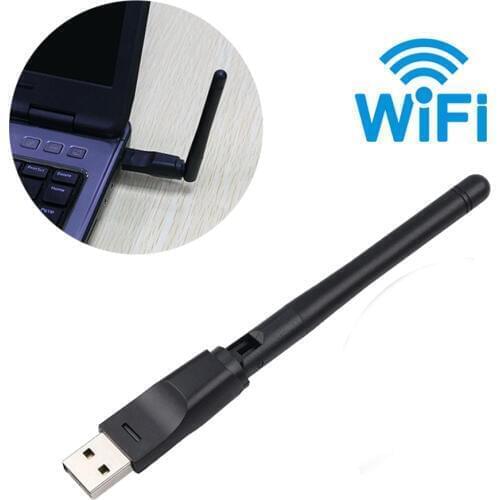 Adapter 2.4GHz WLAN Network Card 150Mbps Wireless USB WiFi Receiver 2DB Wifi Antenna For DVB T2