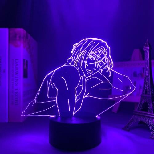 Anime Led Light Free Eternal Summer Rin Matsuoka for Bedroom Decor Night Light Manga Childrens Birthday Gift Room Anime 3d Lamp