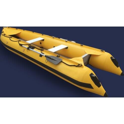 Free Shipping to Spain Including Tax GTK420 CE Inflatable Kayak Design For Sports Katamaran Drifting Fishing Boat On Sale