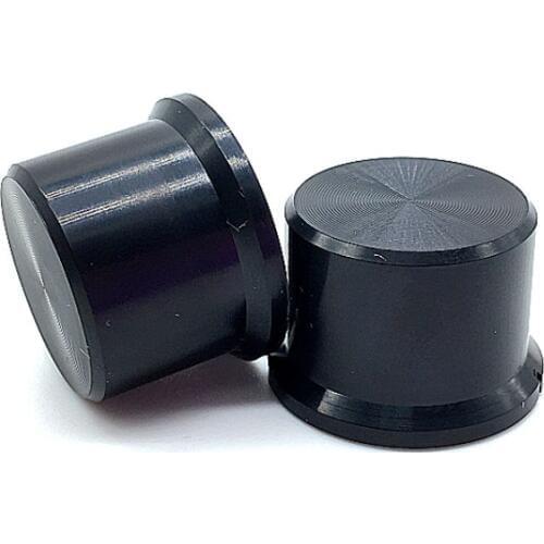 5pcs D Axis Black Plastic Switch Caps 25x17mm Potentiometer knobs Encoder Switch Half Shaft