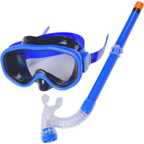 Kids Swim Goggles Anti Fog Waterproof Children Teenagers Set Semi - Dry Snorkeling Swimming Goggles Kid Summer Children Glasses