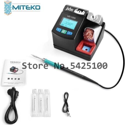 Jabe UD-1200 Lead Free Soldering Iron Station Cell Phone PCB BGA Welding Tool 2.5S Rapid Heating Dual Channel