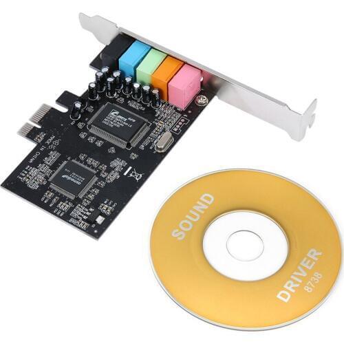 Classic PCI Sound Card 5.1CH CMI8738 Chipset Audio Digital Sound Card Desktop Pci Sound Card