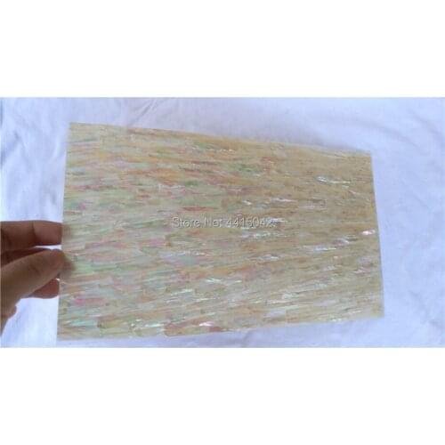 AA grade Korea abalone paua shell mother of pearl mosaic laminate for wood and musical instrument inlay decoration 10pcs/lot