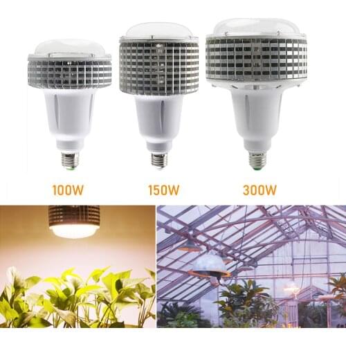 LED Grow Light For Plant Grow Tent 100W Full Spectrum Warm Lamp Bulb For Indoor Greenhouse Vegetable Flower Seeds Growing