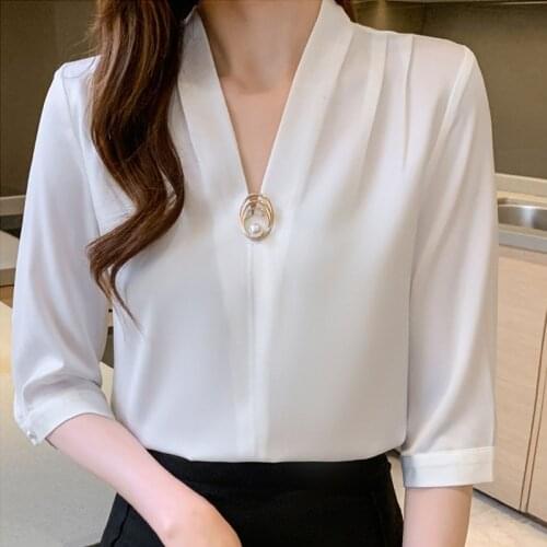 Блузки с воротником стойка Madou girl China At AliExpress