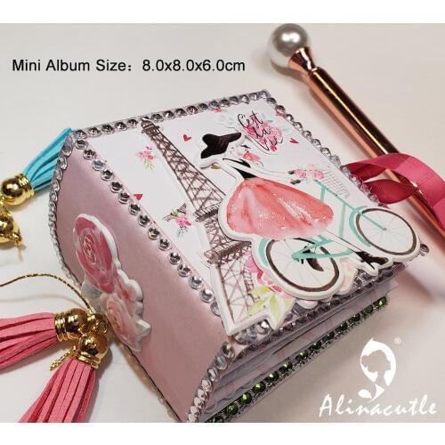 Die Cut Metal Cutting die Album flip photo memory Flower Scrapbook Paper Craft Handmade Card Punch Art Cutter Die Cut Alinacraft