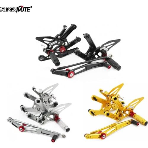 Motorcycle Rearsets For Yamaha YZF-R6 2006-2016 CNC Adjustable Footrest Shift Lever Brake Pedal Foot Pegs