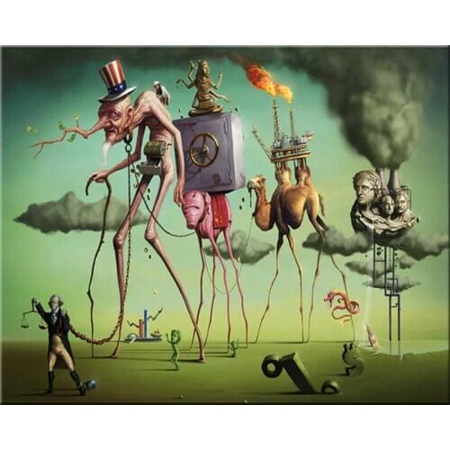 DIY Painting By Numbers Cartoon Kit Oil Picture By Numbers Camel Wall Art Canvas Painting Home Decoration Gift 40x50cm