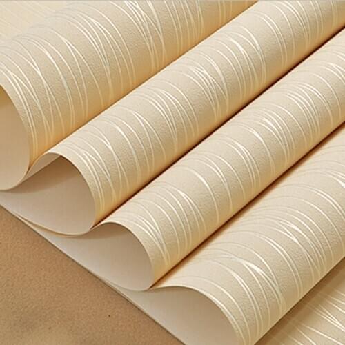 Non-woven wallpaper wallpaper bedroom living room simple solid color plain color stripes background wall moonlight-forest