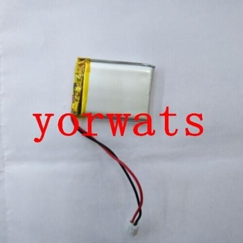 New Hot A Rechargeable Li-ion Cell 3.7V polymer lithium battery 603443 063443 plug 2.54 plug-in card audio navigator