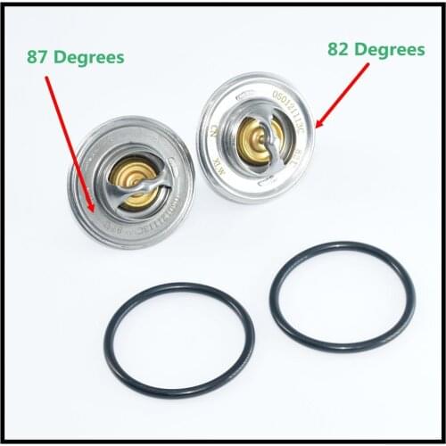 Coolant Thermostat 87 Degrees For Golf MK4/MK5/MK6 Passat B5 Bora 050 121 113 C 050121113C