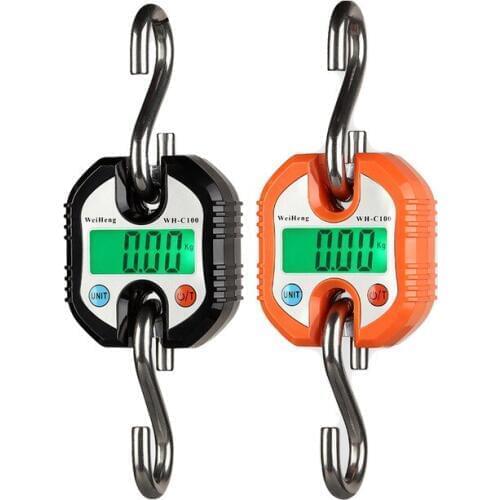 New 150kg Mini Portable Electronic Scale Digita Crane Scale Luggage Fishing Balance Pocket Weight Scale Hook Hanging Scale