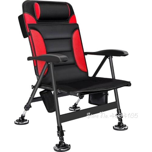 All terrain wild fishing chair 2019 new European fishing chair folding multifunctional fishing chair portable reclining seat