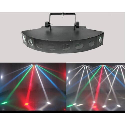 High brightness LED eight-beam fan beam bar light beam laser lights RGBW scanner dj club disco light